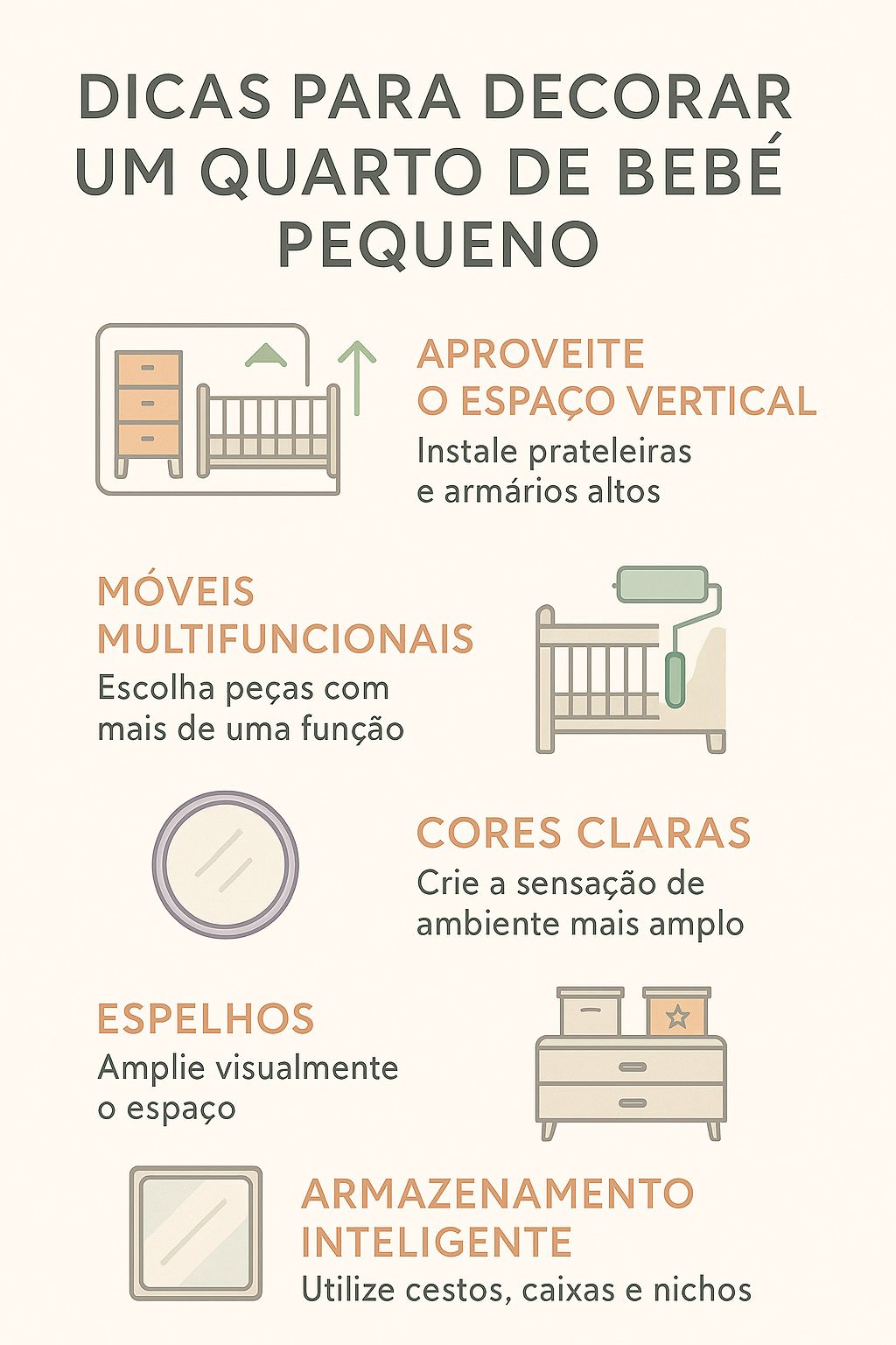 Dicas para quarto pequeno.
